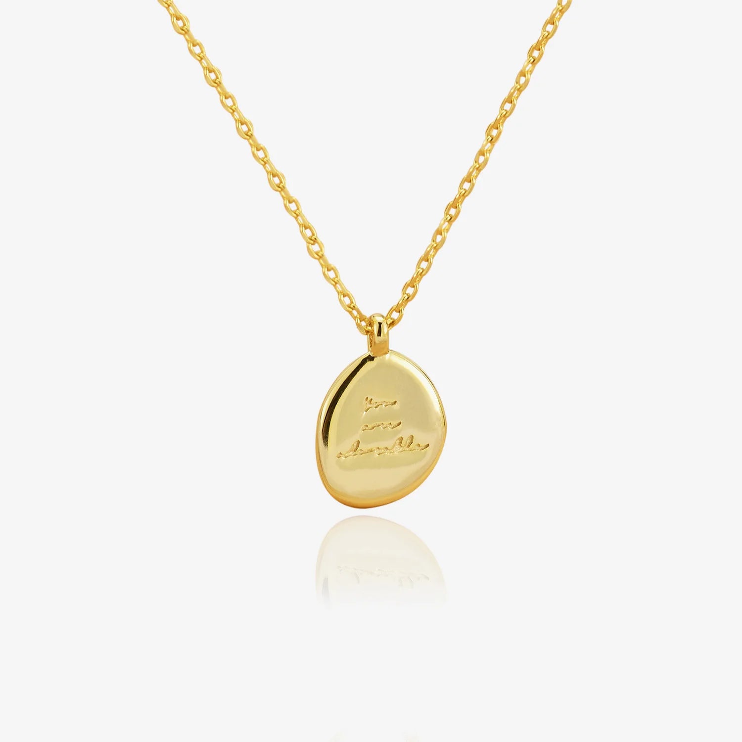 Simple 925 Sterling Silver Water Drops Pendant Necklace for Women Daily Jewelry