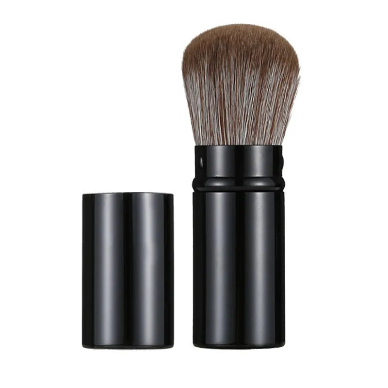 New Single Portable Retractable Makeup Brush Rose Gold Blush Brush Powder Brush Makeup Tool