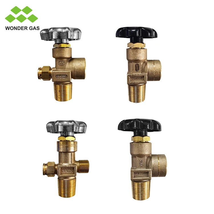 Inert Gas Valve QF-42D CGA350 CGA580 CGA350 CGA320 Gas Cylinder Valve for Oxygen /Co2/Argon/Helium/Nitrogen Gas Cylinder