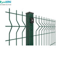 Home Outdoor Decorative 3D Curved Welded Wire Mesh Garden Fence Security Anti-Climb Waterproof Fencing Trellis Gates