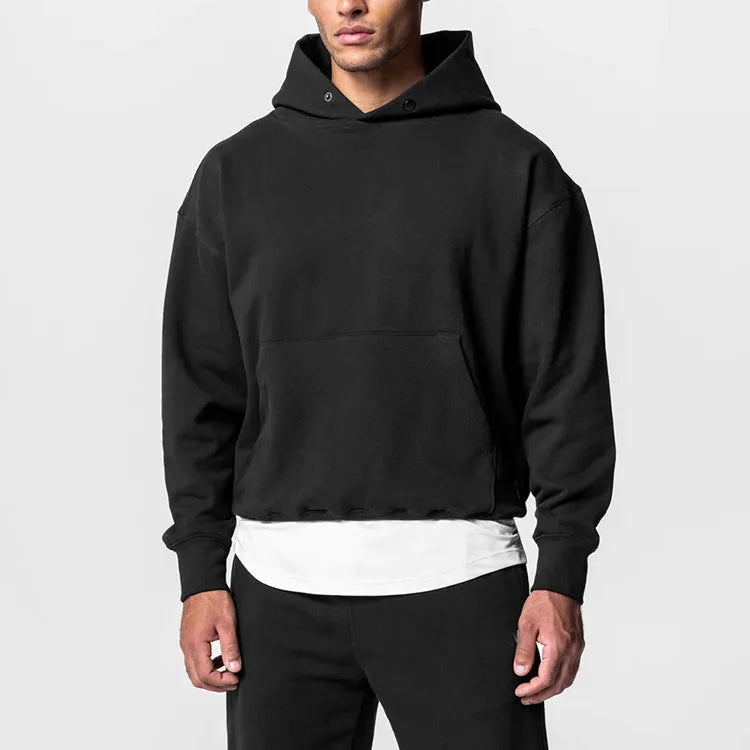 Premium Custom Sweatpants and Hoodie Set Two Piece Matching Sweat Suits Cotton Men Jogger Sports Tracksuit Sweatsuits