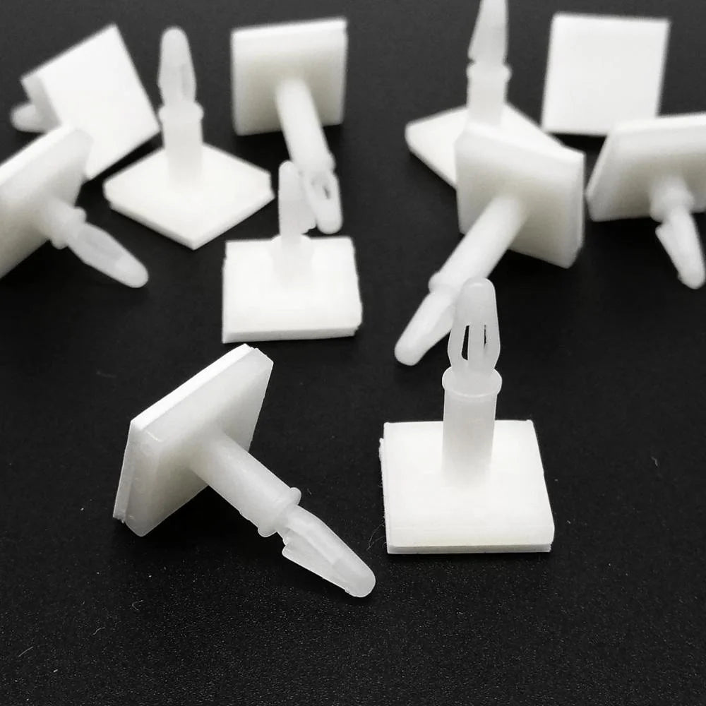 Adhesive Glue Nylon Plastic Standoff Spacer Stick Insert DIN Steel Snap-in Bolt Fixed Support for PCB 3mm Hole 1.6mm Chassis