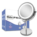 Latest 2021 Makeup Mirror Magnifying Chargeable Portable Smart Make-up Vanity Table Led Make up Mirror with Light