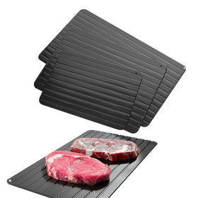 Kitchen Professional Quick Food Rapid Thawing Plate Aluminum Alloy Fast Defrost Tray for Frozen Meat