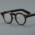 2024 New Korean Style Luxury Designer Plate Optical Frame Glasses Women Men Blue Color Customized Logo Acetate Eyeglasses MegaBDM