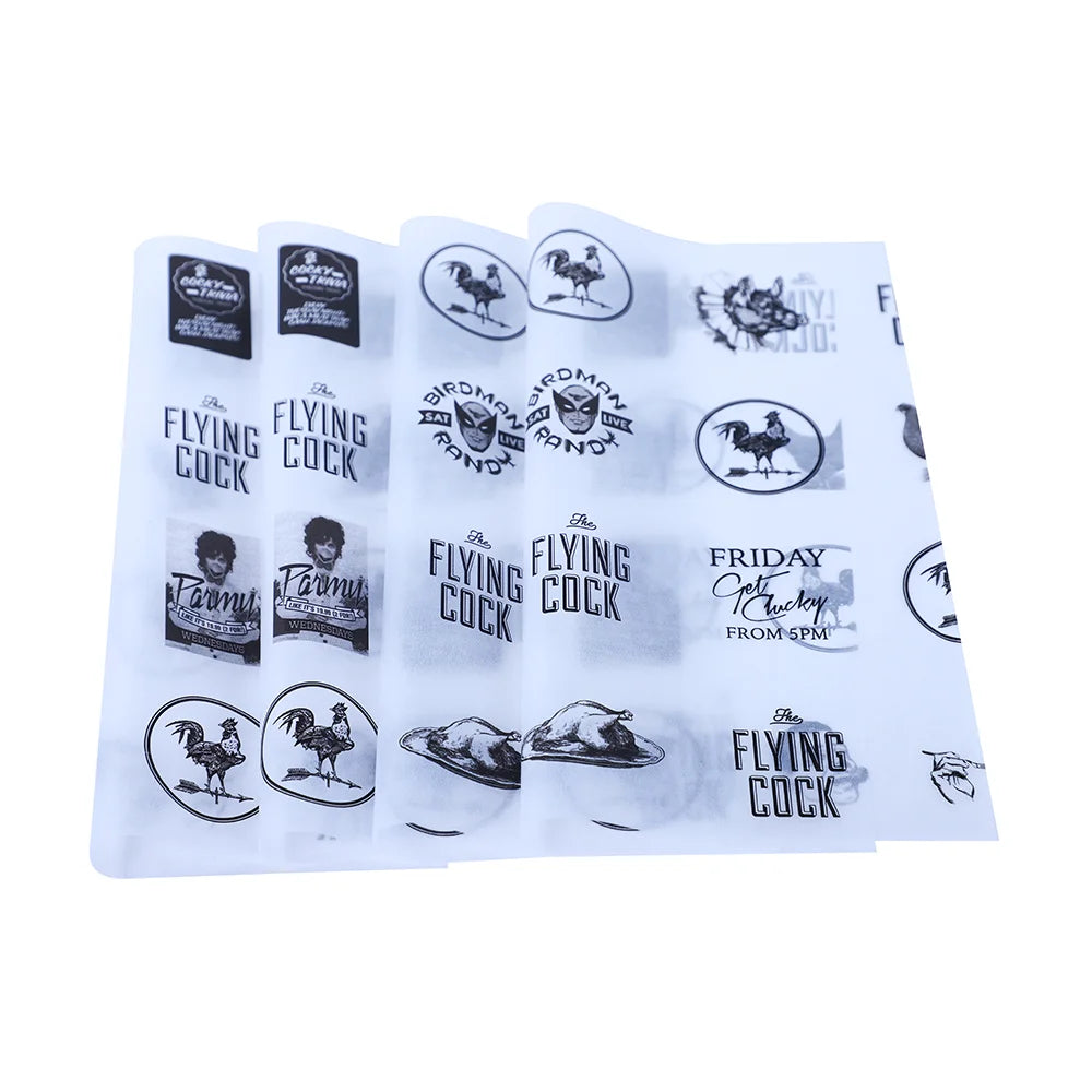 Waterproof Recyclable News Paper Wrapping Sheets with Offset Printing for Food Wrap