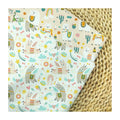 Cute Sheep Cartoon Patterns Printed Lightweight Stain Resistant 100% Cotton Woven Fabric for Girls & Boys Children's Garment
