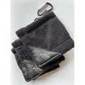 Custom Size logo Microfiber Terry Wet and Dry Pocket Golf Ball Cleaning Towel