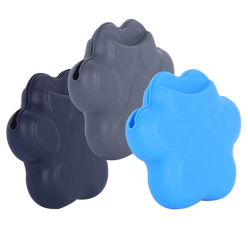 New Puppy Dog Treat Pouch Waterproof Silicone Pet Waist Bag