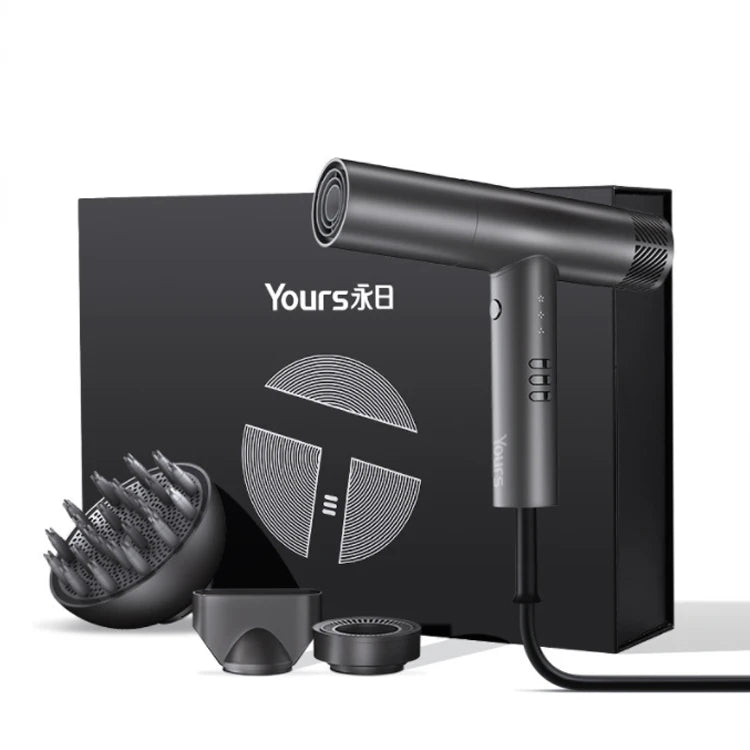 Portable T-Shaped BLDC Brushless Ionic Hair Dryer Mini High-Speed Flat Iron with Straighten Comb Curling Features Novelty Gift