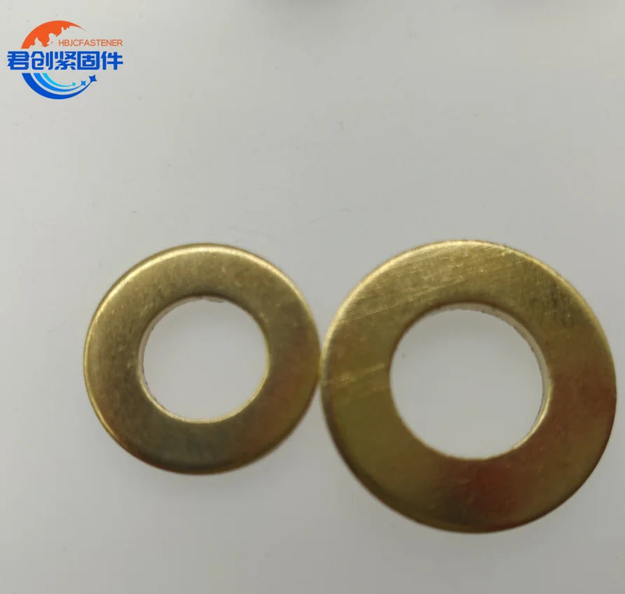 Wedge Style DIN125 Din127 Flat Washer Plain Steel with Zinc Finish Lock Washer Brass Yellow Zinc Metal Washer Manufacturer