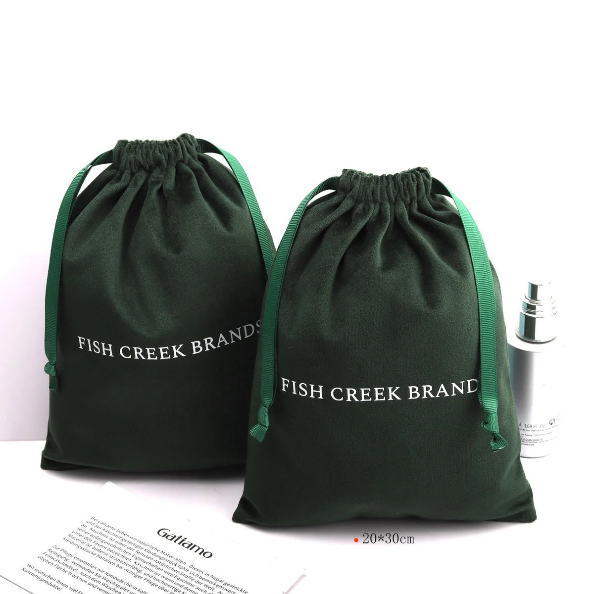 High End Wholesale Dark Green Velvet Bag Hair Extension Shoe Wedding Party Gift Packing Pouch Dust Velvet Bag