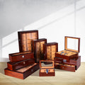 Luxury Vintage Watch Boxes Cases 20 Slots Watch Organized Box Luxury Wooden Display Watch Storage Box