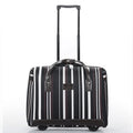 Twinkle Factory 600D Polyester Unisex Hard Suitcases Luggage with Fixed Casters Travel Trolley Case