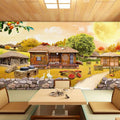 Ancient City Wall Painting Living Room Removable Wallpaper Old Column Self adhesive 5 1 rev