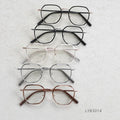 2025 Metal Retro Spectacles Men Optical clear Lens TR90 Frame Anti Blue Light Glasses for Women square Handmade Black