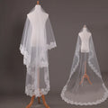 Factory Price Fashion Wholesale Simple White Lace Long Bridal Wedding Veil 1.5m 3m 5m Women Wedding Veil