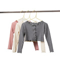 Little Girl's Classic Long Sleeve Knit Wrap Top Ballet Dance Cardigan