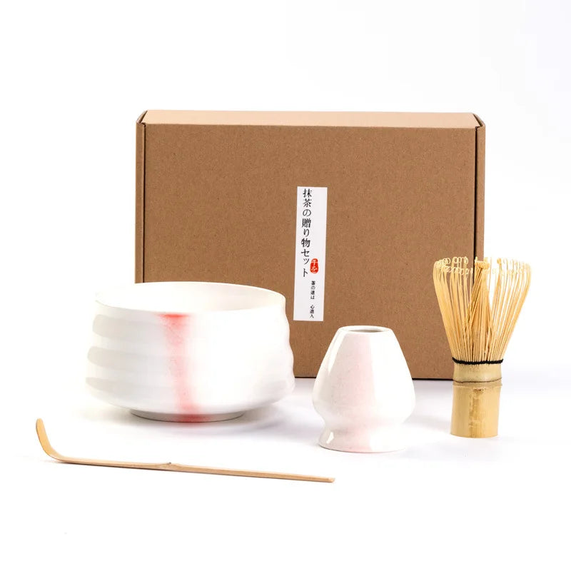 Modern Ceramic Tea Whisk and Matcha Tools Set Eco-Friendly Gift Set