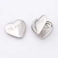 Factory Direct Sale Love Photo Box Pendant Stainless Steel Pendant Open Photo Frame Charm for Necklace Handwork Accessories