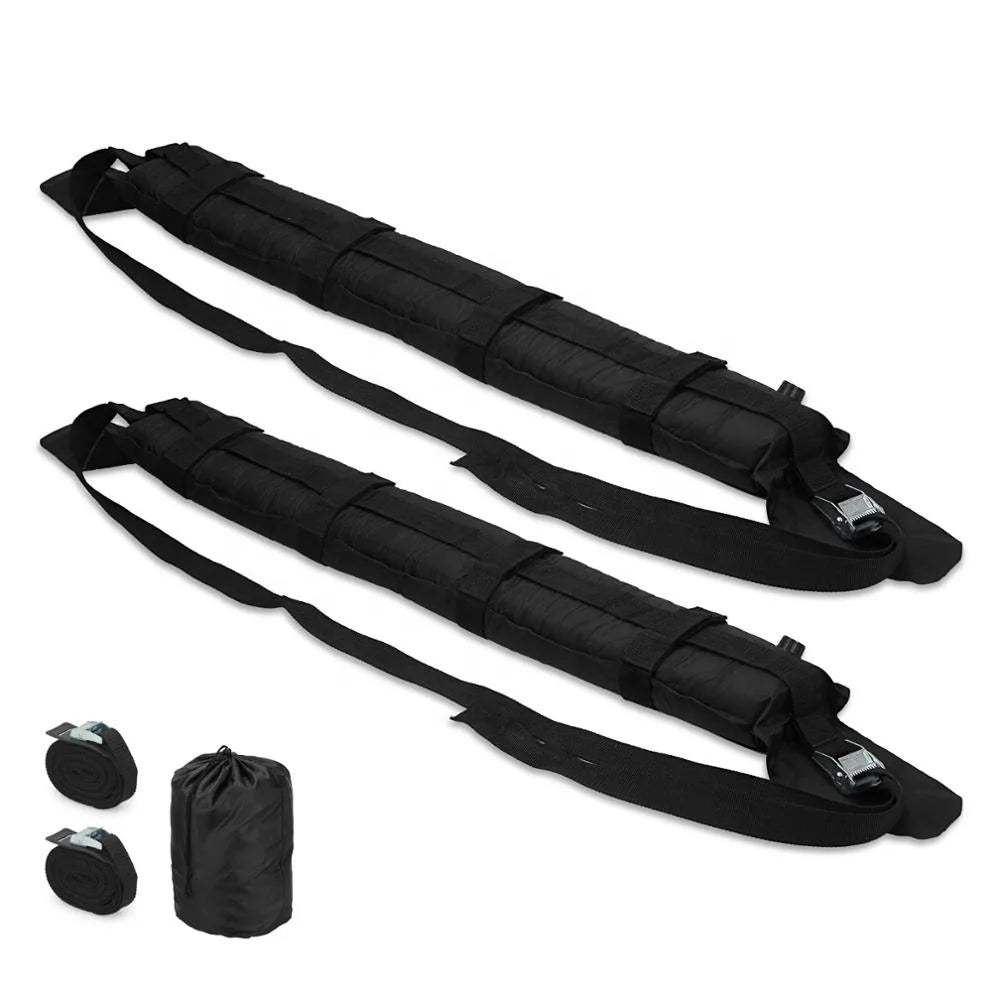 Yonk Direct Factory Supply Universal Auto Inflating Folding Lightweight Durable Soft Roof Rack Cross Bars 65-100kg Payload