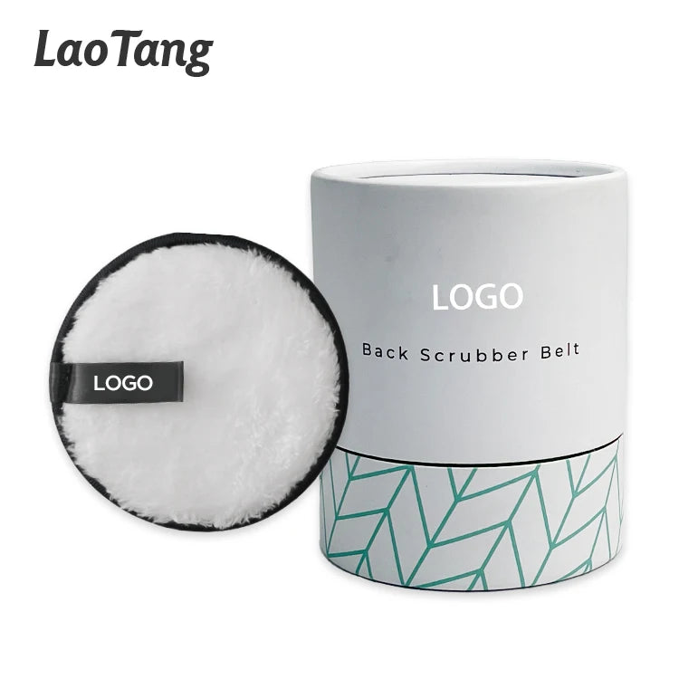 Customized Logo Organic Eco-Friendly Reusable Microfiber Pads Washable Cotton Facial Cleaning Makeup Remover with Free Sample