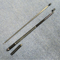 Premium Black Carbon Fiber Shaft Maple Butt 12.5mm/11.5mm 1/2 Billiard Pool Cue With Extension MegaBDM