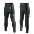 WOSAWE Men's Cycling Pants 3D Padded Road Bike Reflective Tights Breathable Long Leggings Ciclismo MTB Trousers Black Men