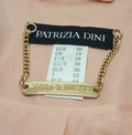 Garment Metal Accessories Rectangle Letter Name Gold Metal Hanging Chain for Coats