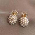 New Arrival Round Pearl Earrings Fashion Jewelry