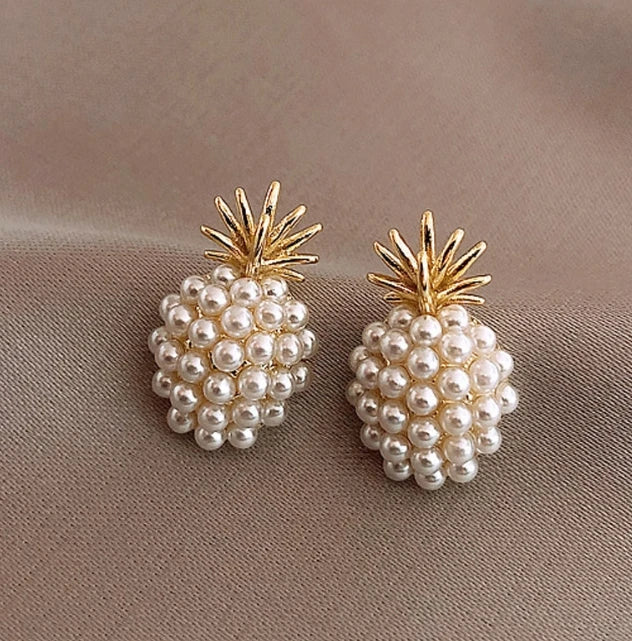 New Arrival Round Pearl Earrings Fashion Jewelry