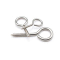 Copper-Plated Sheep Eye Hook Screws Stainless Steel Ring Hooking Galvanized Wood Self-Tapping Screw Metric Measurement System