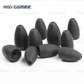 Available Stock Oxide Black Fishing Bullet Shape Tungsten Flipping Weights Bullet Sinker