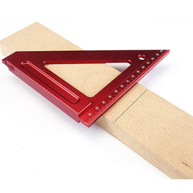 Aluminum Precision Triangle Ruler Woodworking Roofing Square Woodworking Measuring Tool