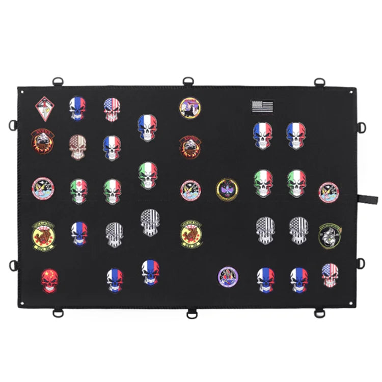 NEW Tactical Nylon Patch Display Panel Holder Board Combat DIY Magic Sticker Panel HookBadge Hook &Loop Emblems