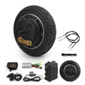 L-faster Diy Electric Kick Scooter 350W Brushless Hub Motor 8 Inch Drum Brake Wheel Kit E Scooter Parts