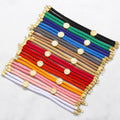 Fashion Multi Colors Rope Cord String Bracelet Lace Shoelace Bracelet Jewelry for Women