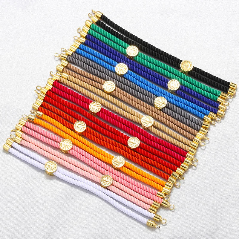 Fashion Multi Colors Rope Cord String Bracelet Lace Shoelace Bracelet Jewelry for Women