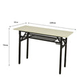 Moon Double Layer Lightweight Folding Table Outdoor Furniture Training Learning Homework Bold Steel Pipe Adjustable Feet Double