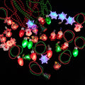 Deer Snowflakes Christmas Light up Glow Earrings Green Christmas Tree Dangle Earrings Santa Snowman Bulb Led Earrings Jewel