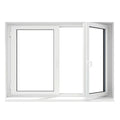 Standard Size Anti Theft Tilt Turn White UPVC Casement Windows and Doors