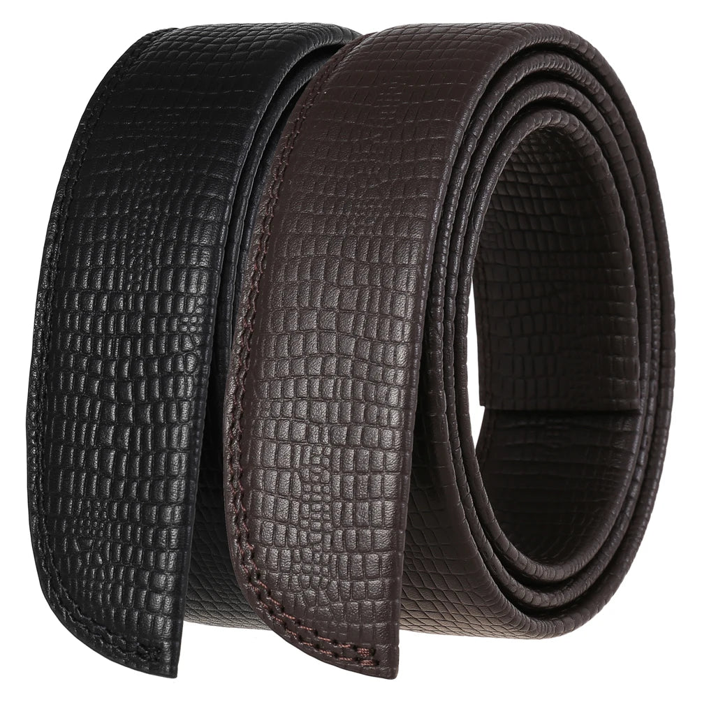 LY35-3214  Men's Personality Leather Top Layer Belt Strip