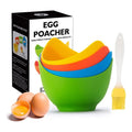 Kitchen Gadgets Silicone Egg Holder Plastic Boiled Egg Holder