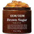 BLIW Private Label Organic Brown Sugar Face Body Scrub Whipped Exfoliating Whitening Brown Sugar Body Scrub