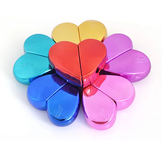 25ML Heart-shaped Portable Eco-friendly UV Plating Glass Perfume Spray Bottle Parfum Atomizer Travel Bottle 100pcs Screw Cap