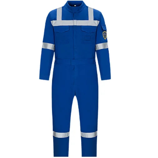 Wholesale Flame Resistant Reflective Work Coveralls Anti-Static Waterproof Safety Gear for Mining Construction Hand Drawn