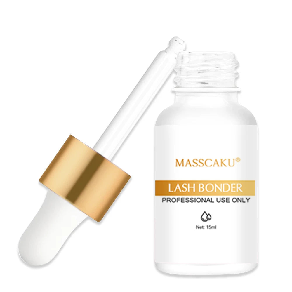 Wholesale Price Masscaku Accelerator Eyelash Extension Liquid Glue Super Bonder 15ml Lashes Sealant Superbonder Supplier