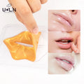 Wholesale Pink Gold Lipmask Private Label Hydrating Plumper Collagen Lip Lip Mask Sheet for Lip Care