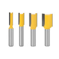 8mm Shank Tungsten Carbide Blades Wood Milling Cutter Woodworking Straight Router Bits for Furniture Cutting Tools