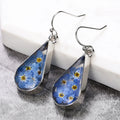 Wholesale New Release Women Resin Fun Botanical Acrylic Flower Drop Earrings Fashion Jewelry with Piercing Earings
